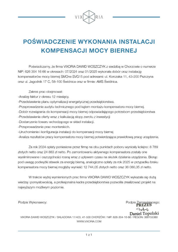 Referencje AMS Świdnica